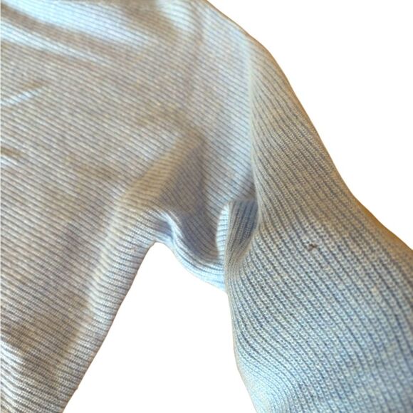 Bartolini Italy Sweater Silk Cashmere Wool Blend Womens Size Large Light Blue - Picture 9 of 11